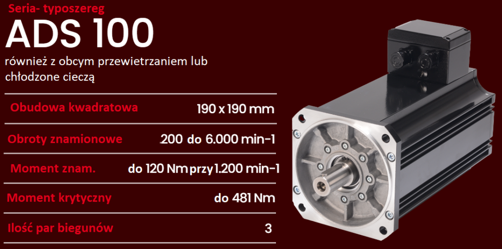 ATS Serwo silnik seria ADS 100